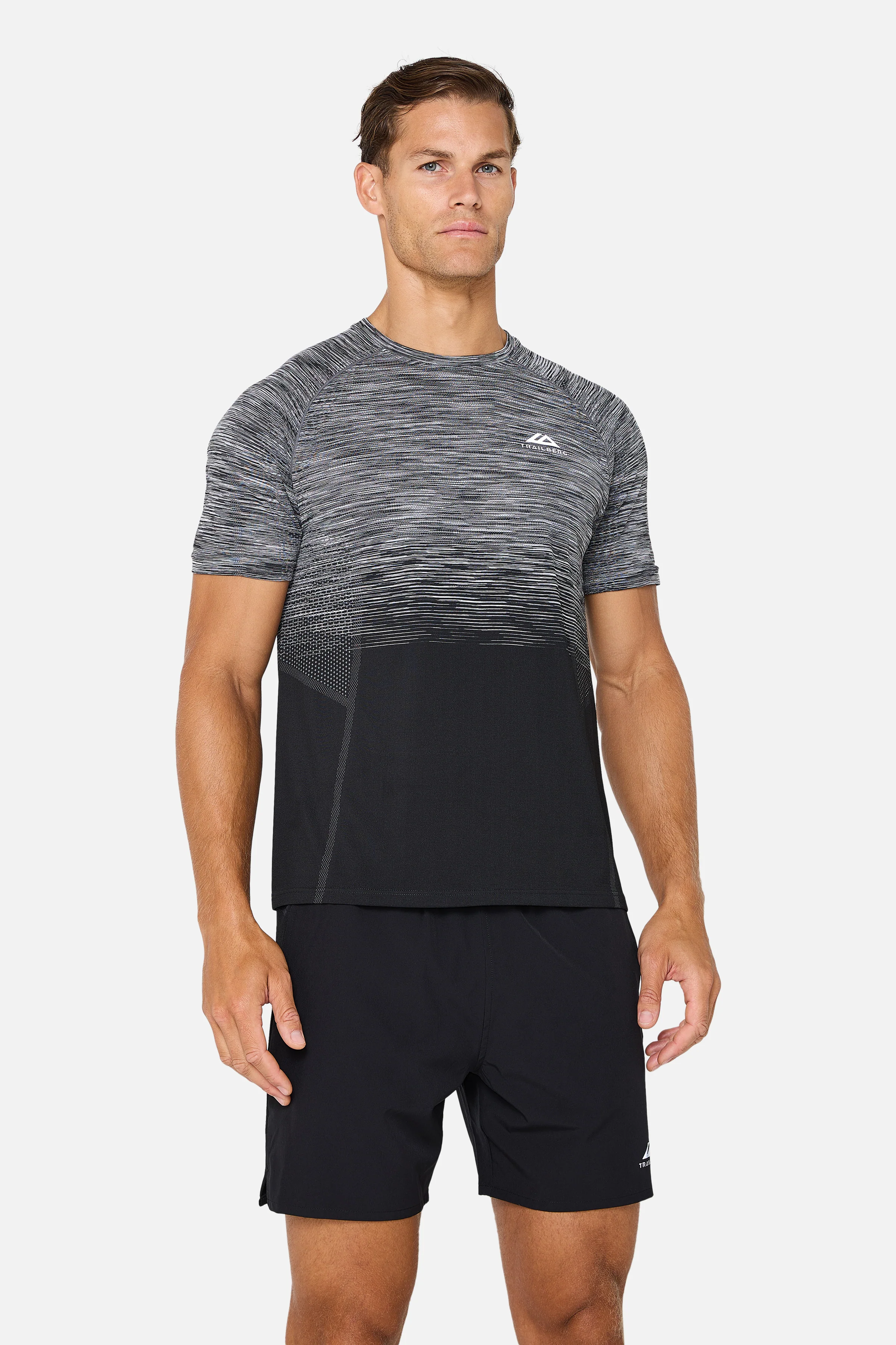 Arc Seamless 2.0 Tee - Black/Moon Grey/Urban Smoke/White - Image 3