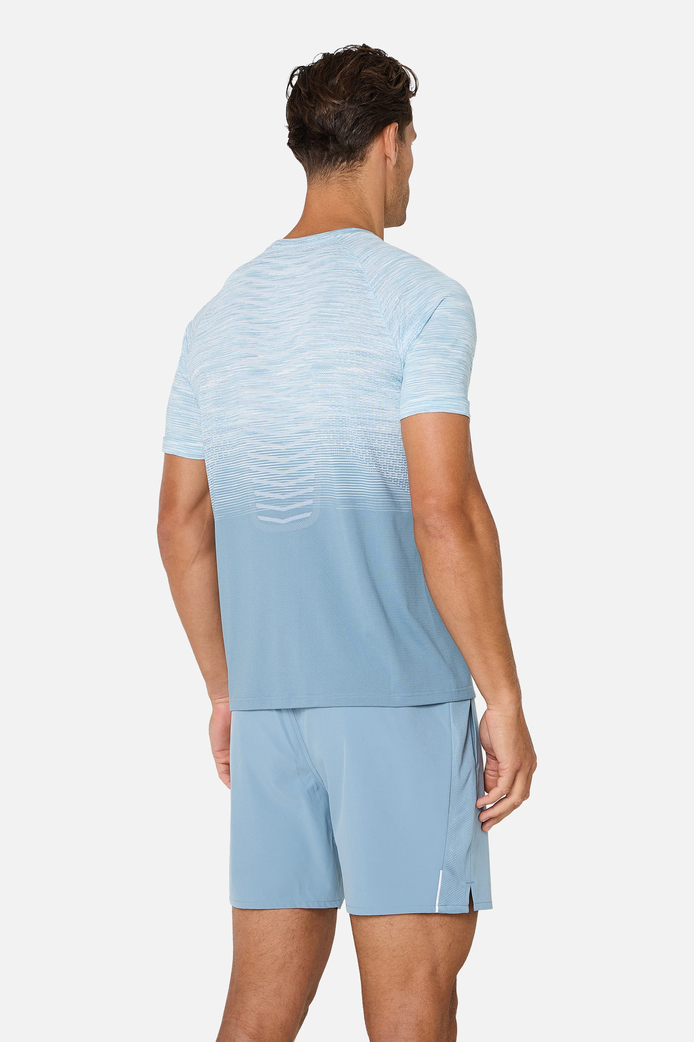 Arc Seamless 2.0 Tee - Frosted Blue/Soft Blue/Cool Slate/White - Image 4