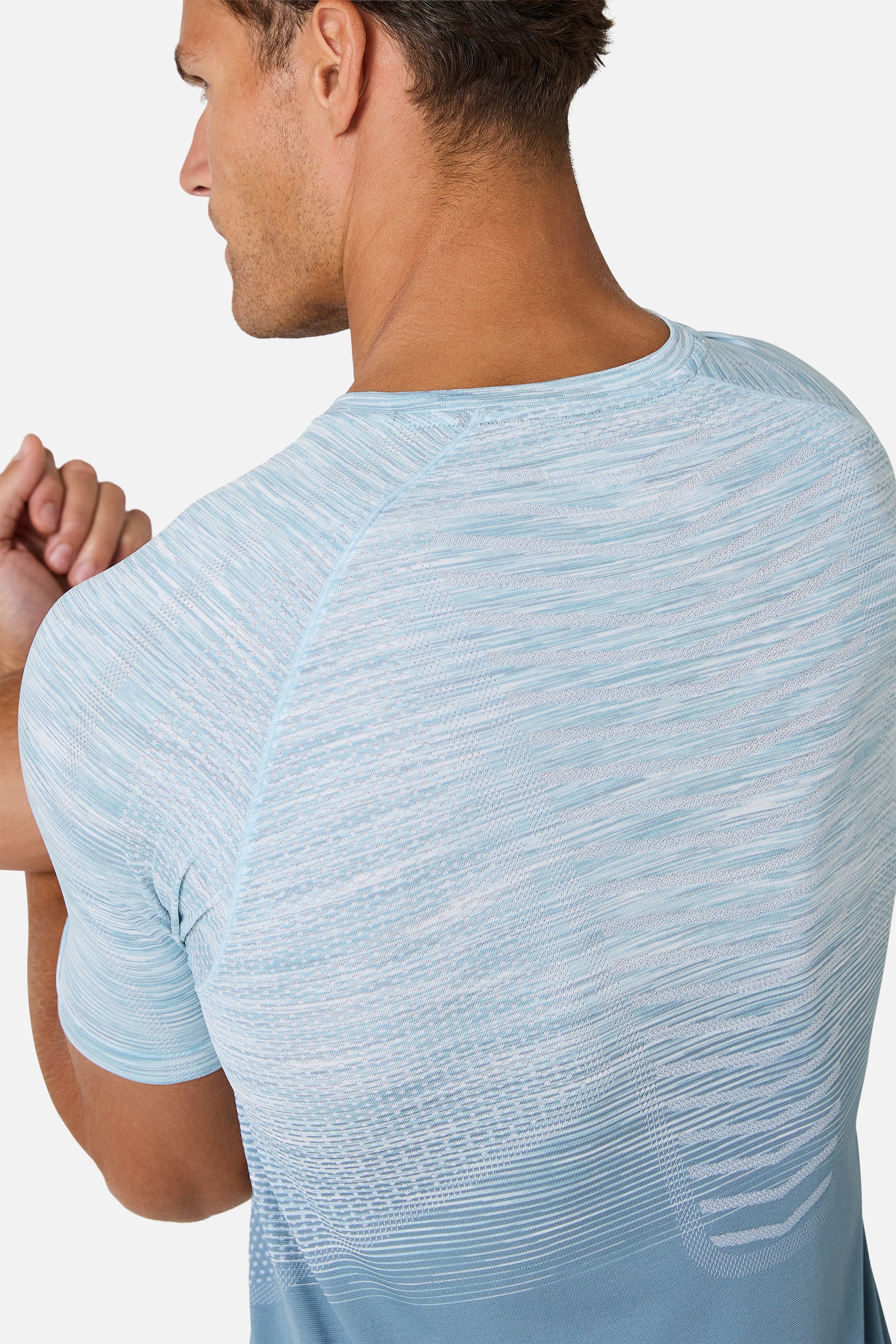 Arc Seamless 2.0 Tee - Frosted Blue/Soft Blue/Cool Slate/White - Image 5