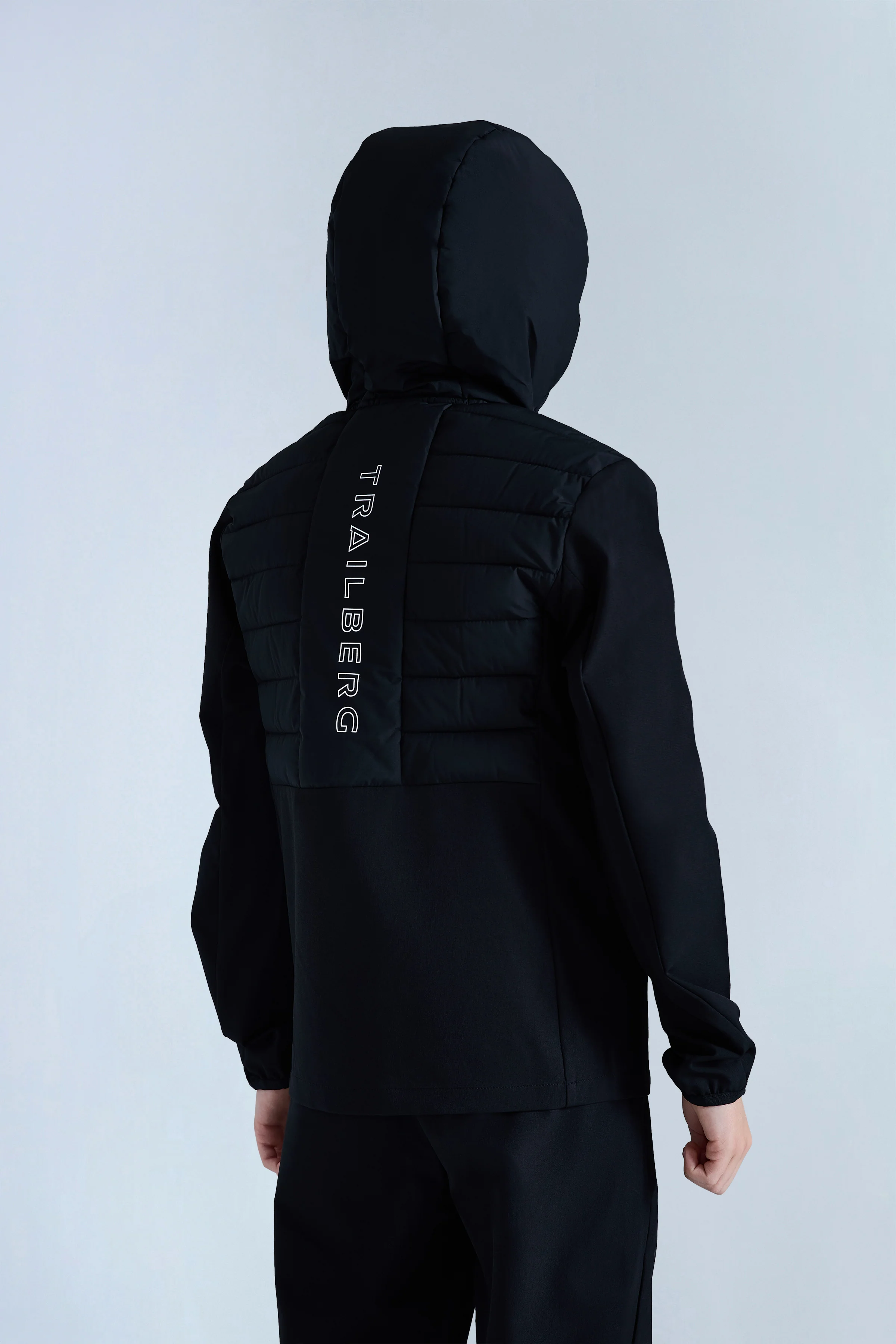 Boys Dune Hybrid Tracksuit - Black - Image 5