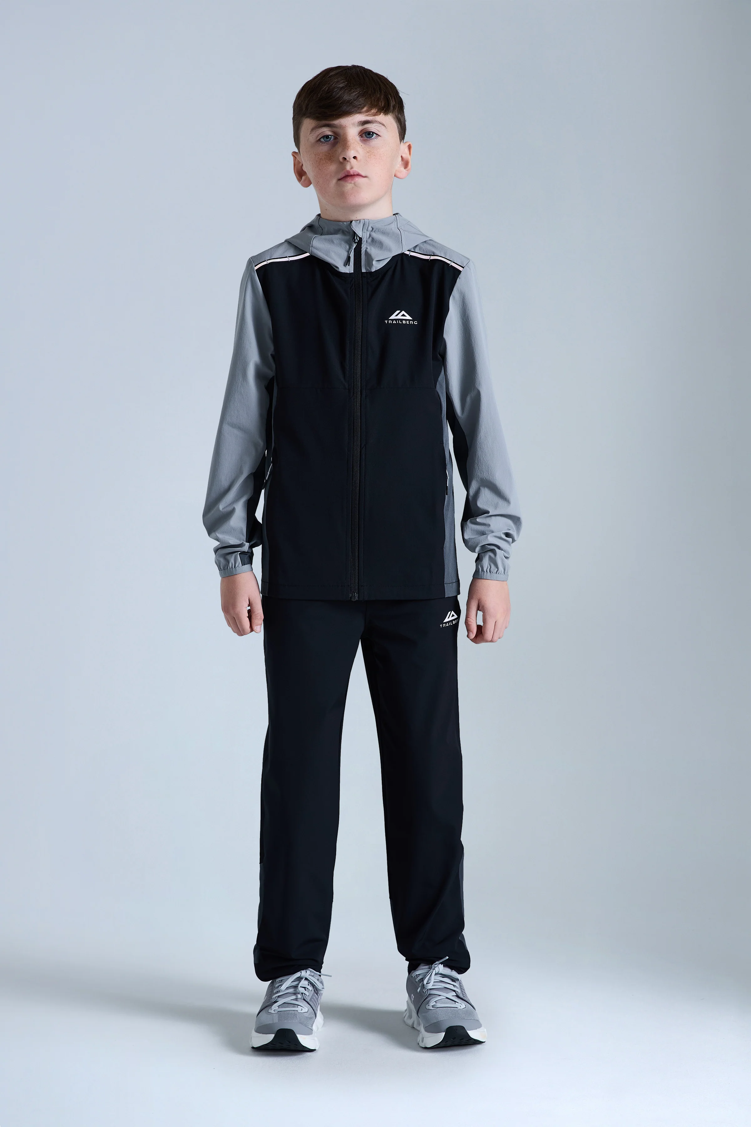 Boys Triathlon 2.0 Tracksuit - Black/Iron Grey