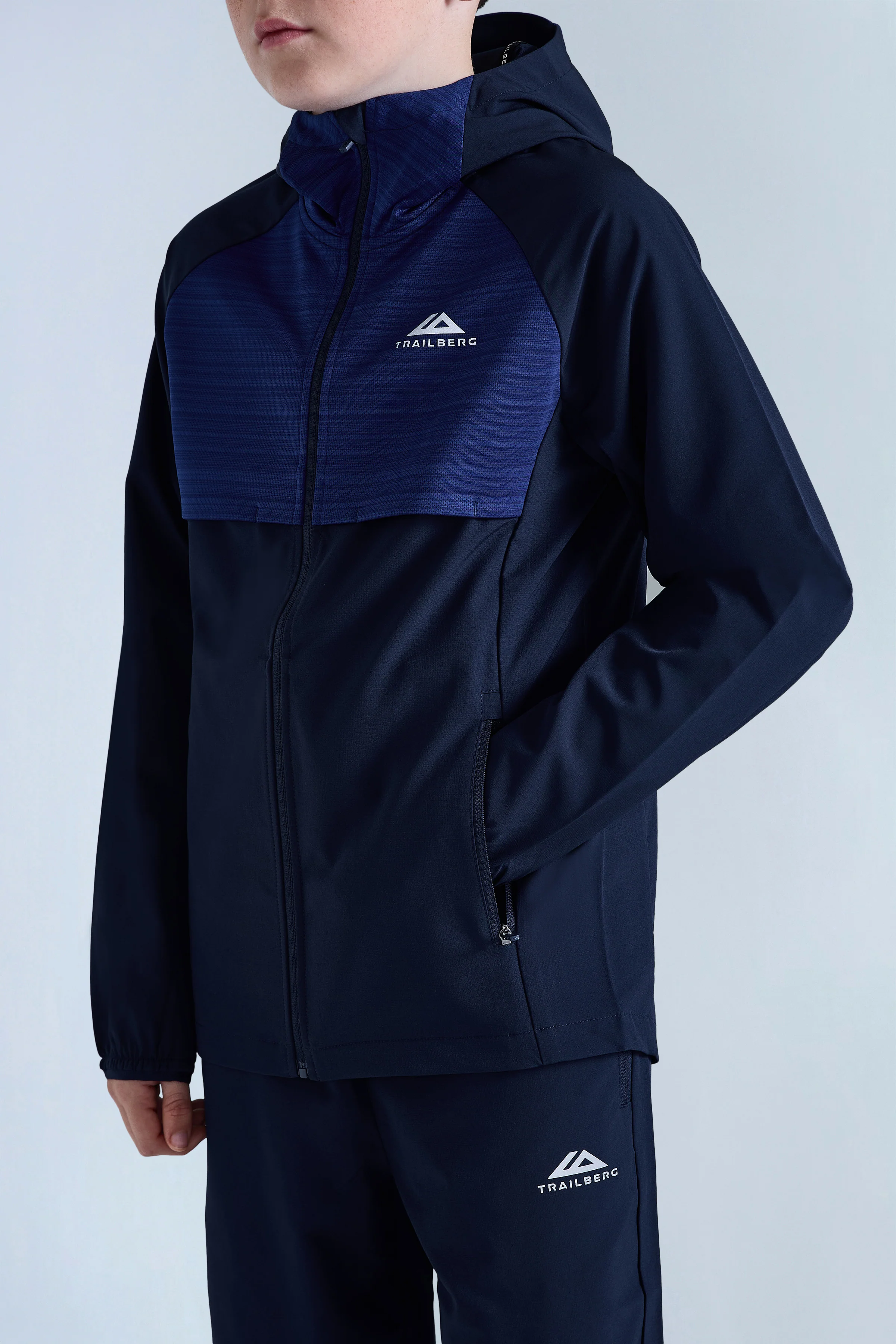 Boys Cloud 2.0 Hood - Navy Blue/Space Blue - Image 2