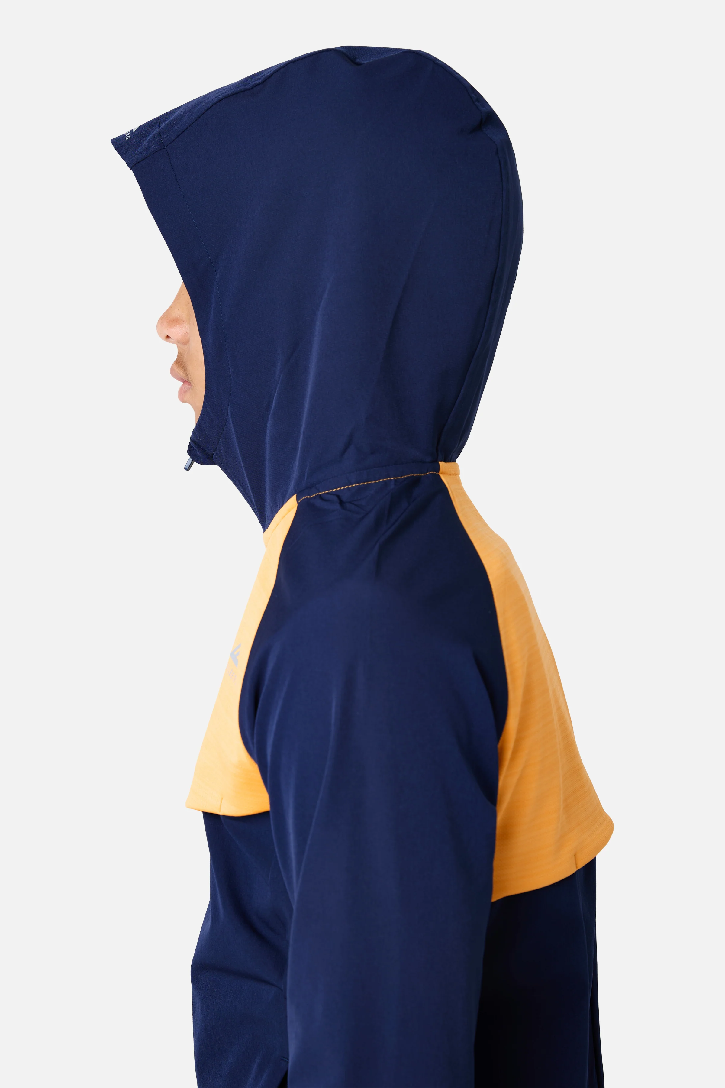 Boys Cloud 2.0 Hood - Orange Glow/Navy Blue - Image 6