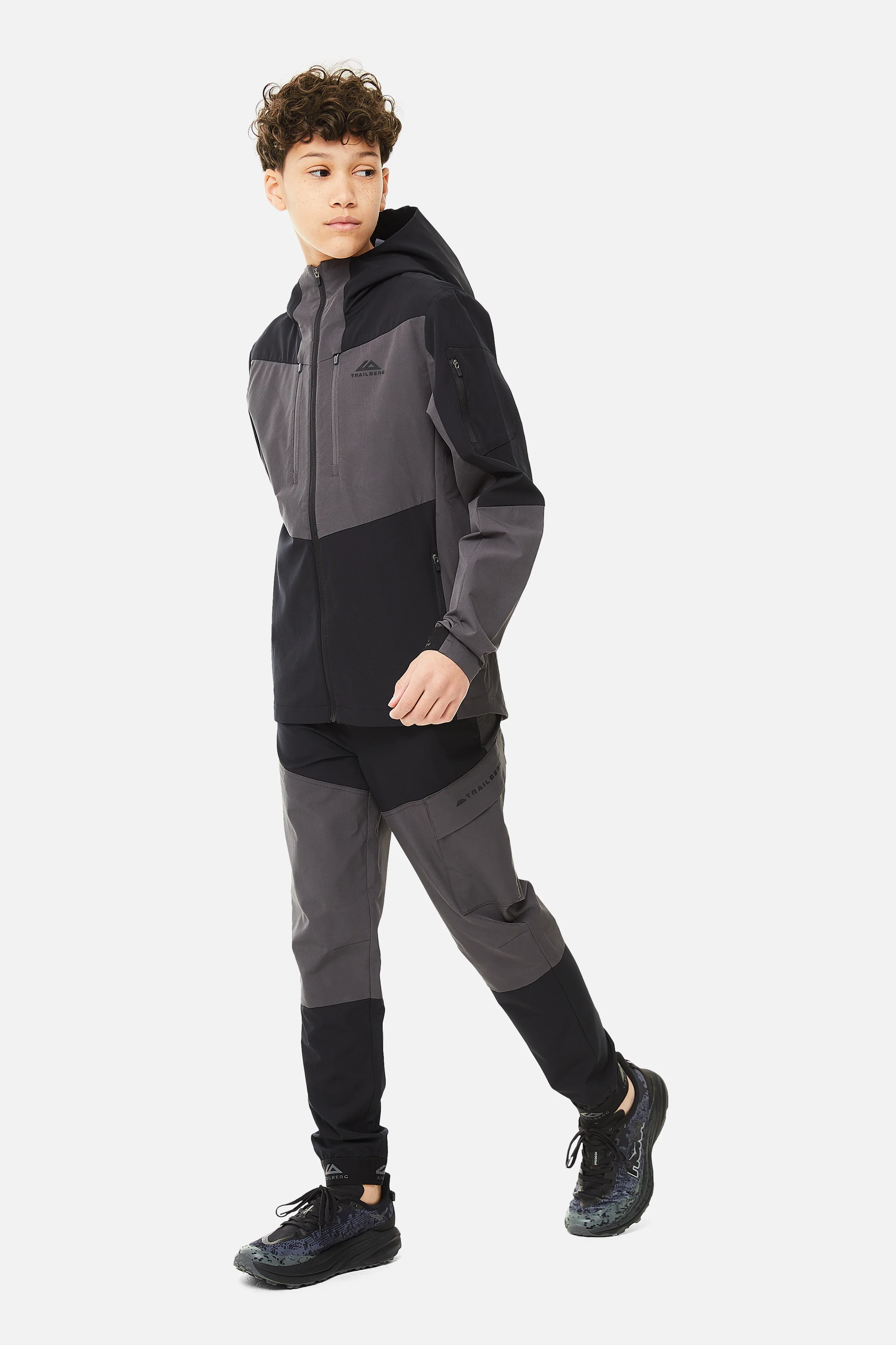 JUNIORS ELBRUS PANT - BLACK/ASPHALT - Image 2