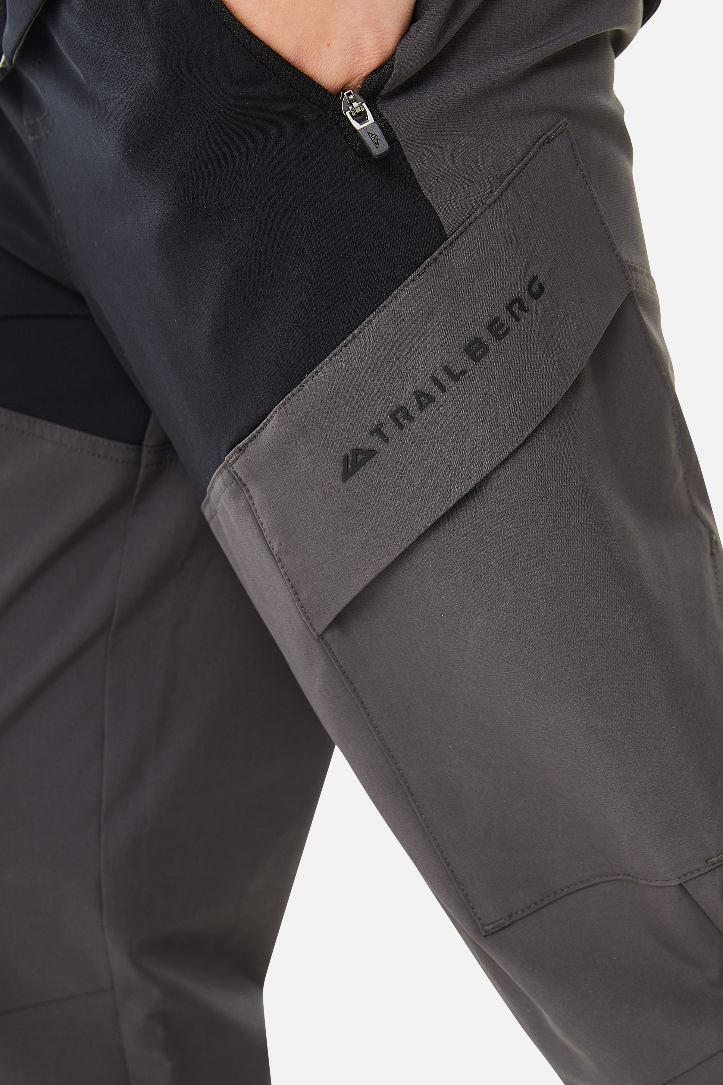 JUNIORS ELBRUS PANT - BLACK/ASPHALT - Image 5