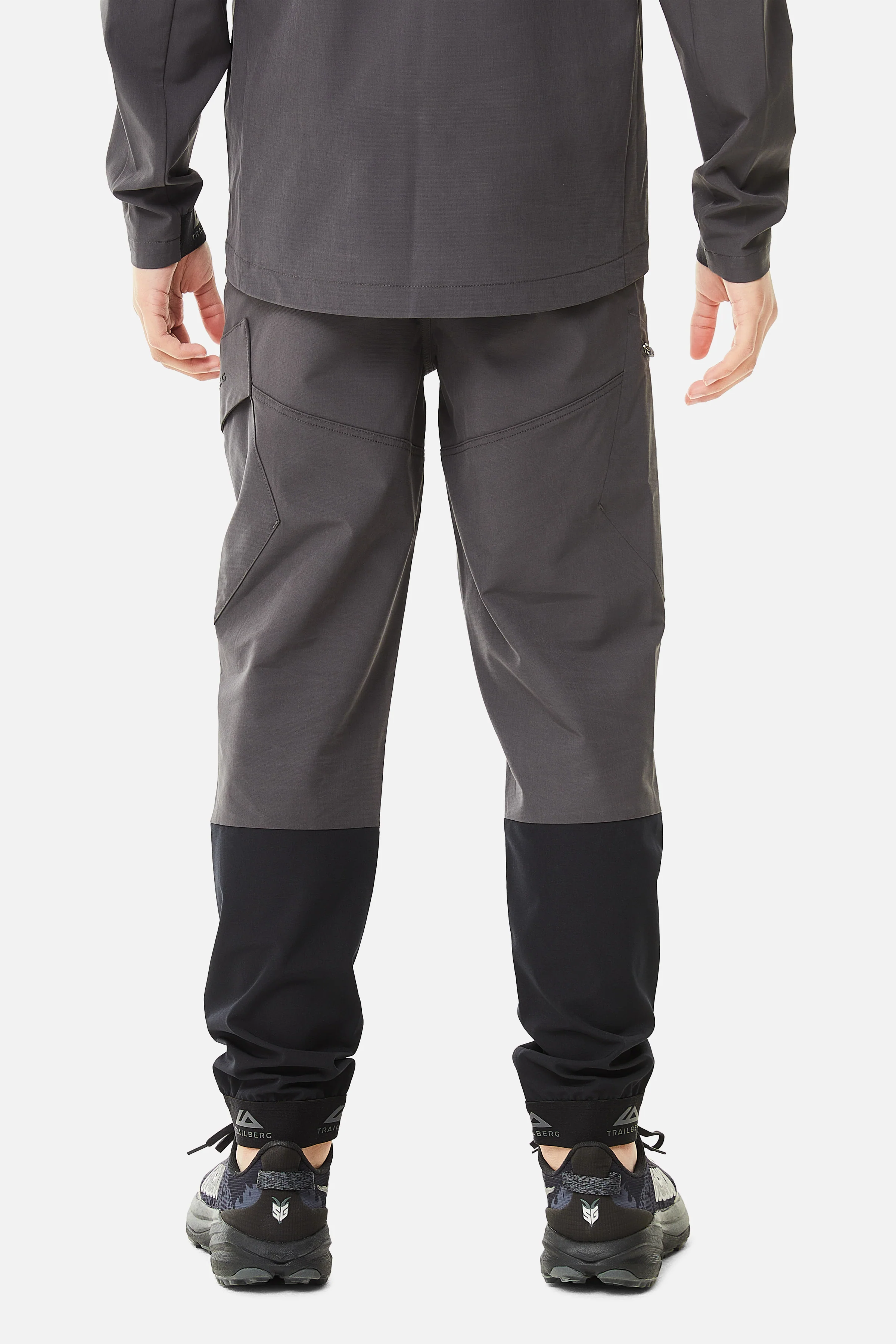 JUNIORS ELBRUS PANT - BLACK/ASPHALT - Image 6