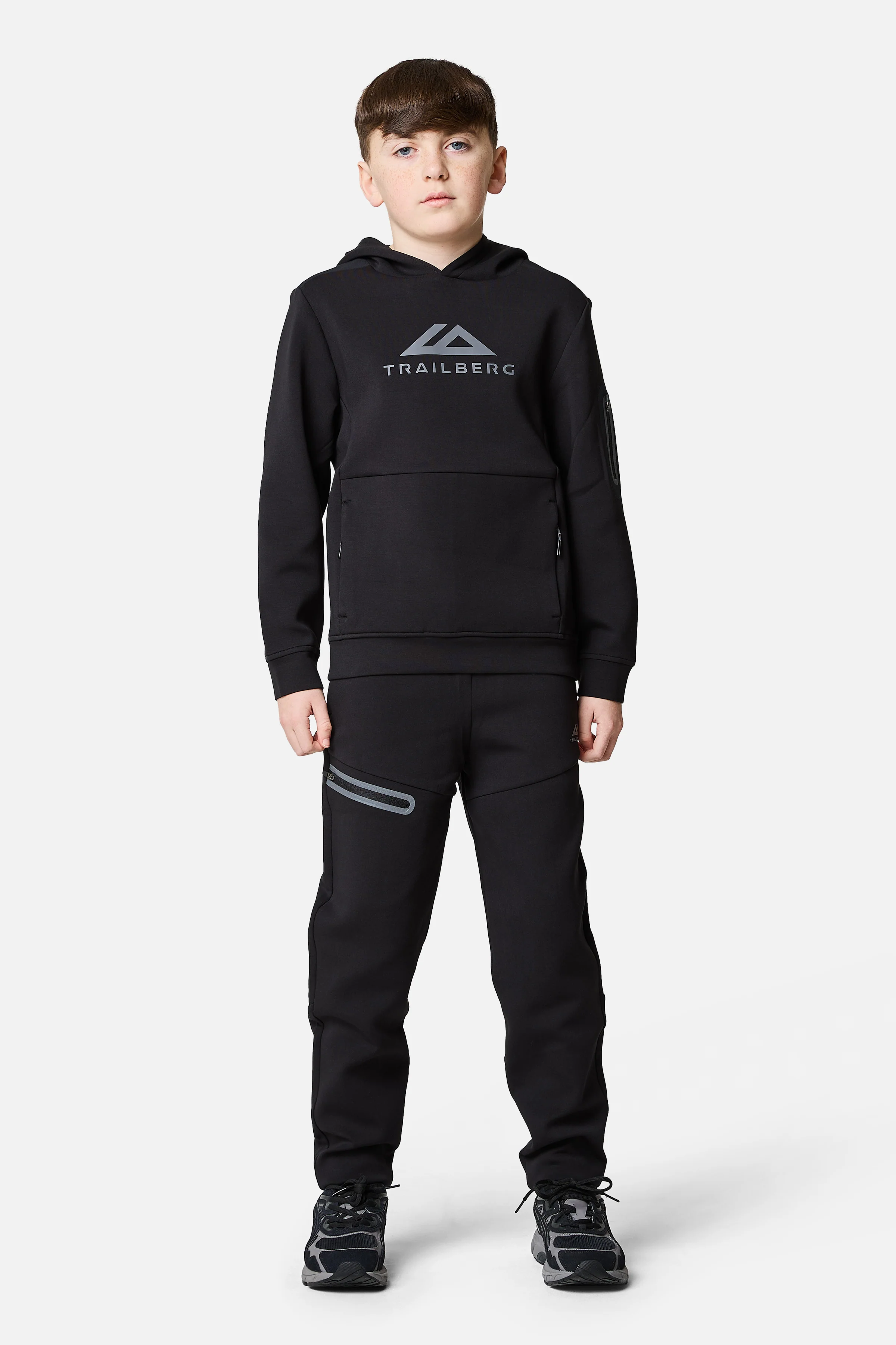 Boys Ignite Poly Fleece Pant - Black - Image 2