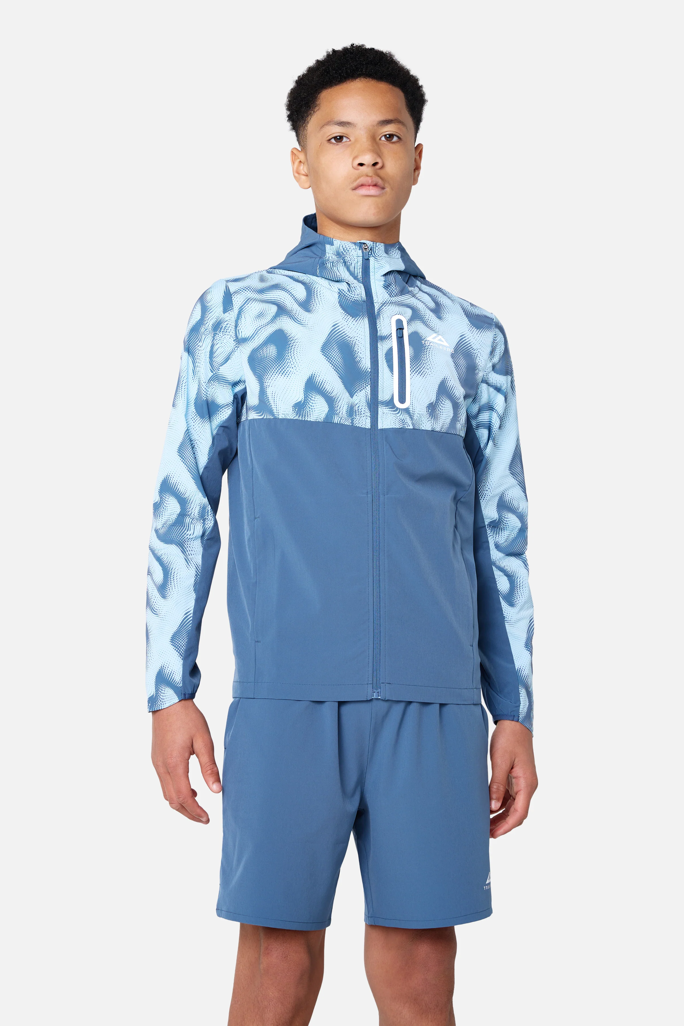 Boys Kinetic Windbreaker - Breeze/Dove Blue - Image 3