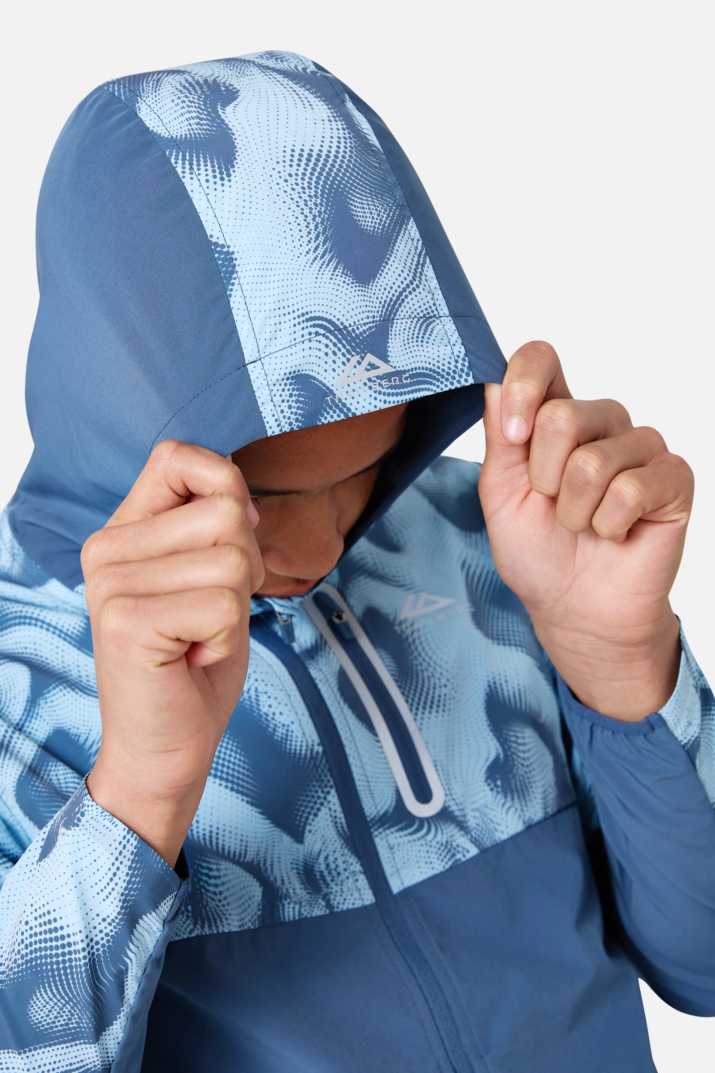 Boys Kinetic Windbreaker - Breeze/Dove Blue - Image 5