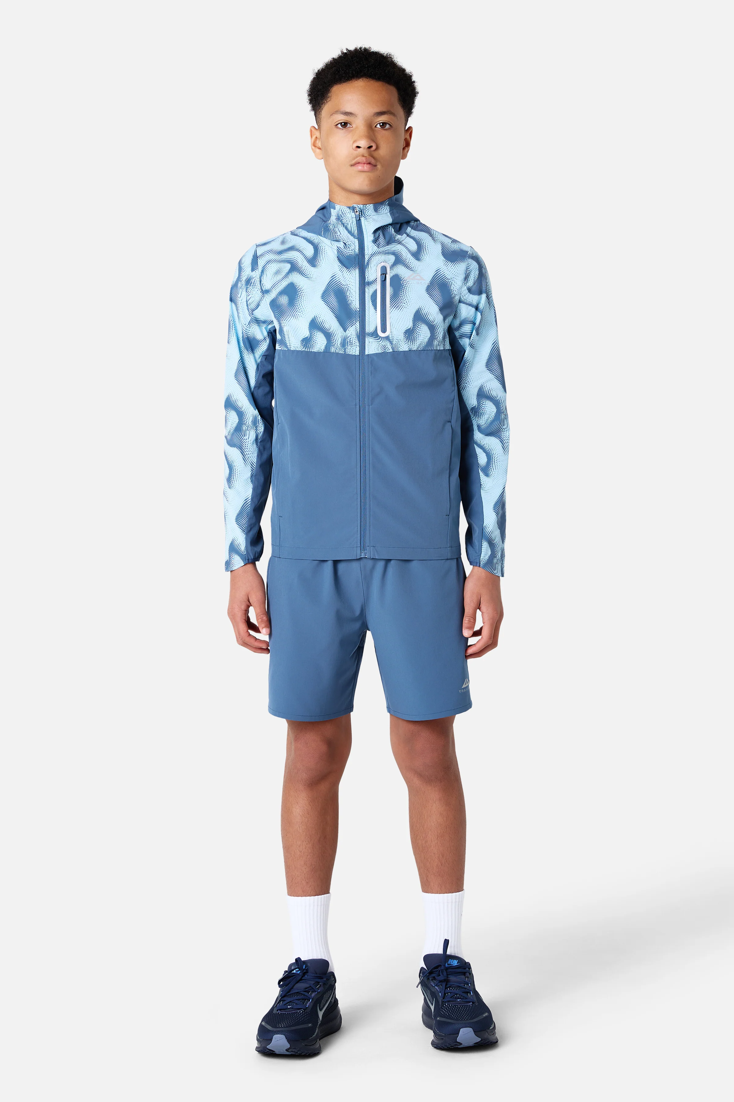 Boys Kinetic Windbreaker - Breeze/Dove Blue - Image 6