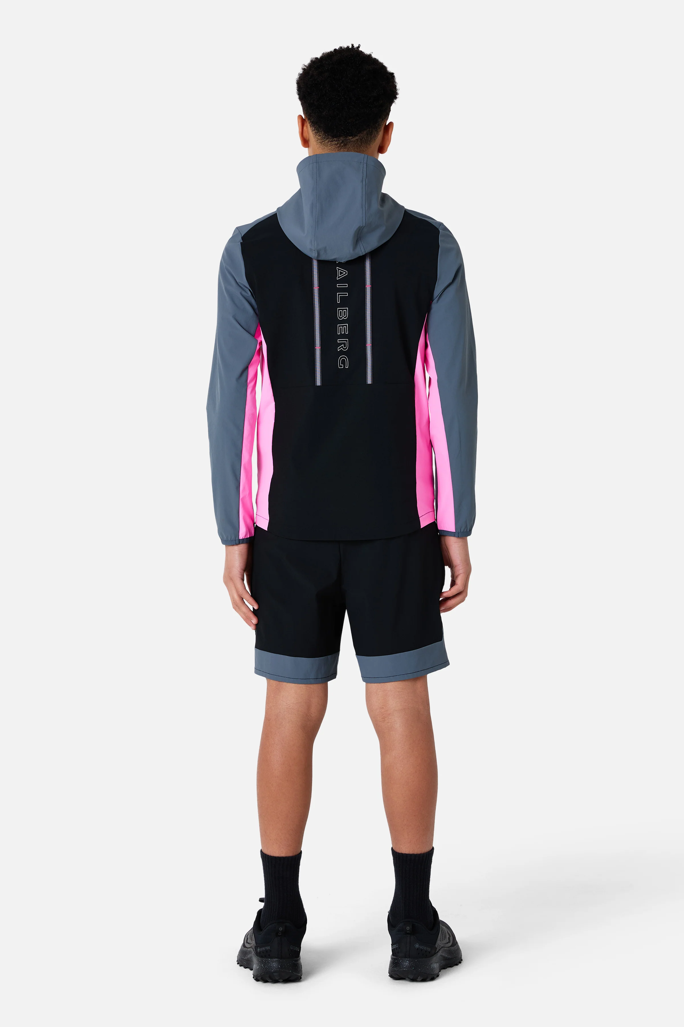 Boys Triathlon 4.0 Windset - Black/Storm Grey/Cosmic Pink - Image 5