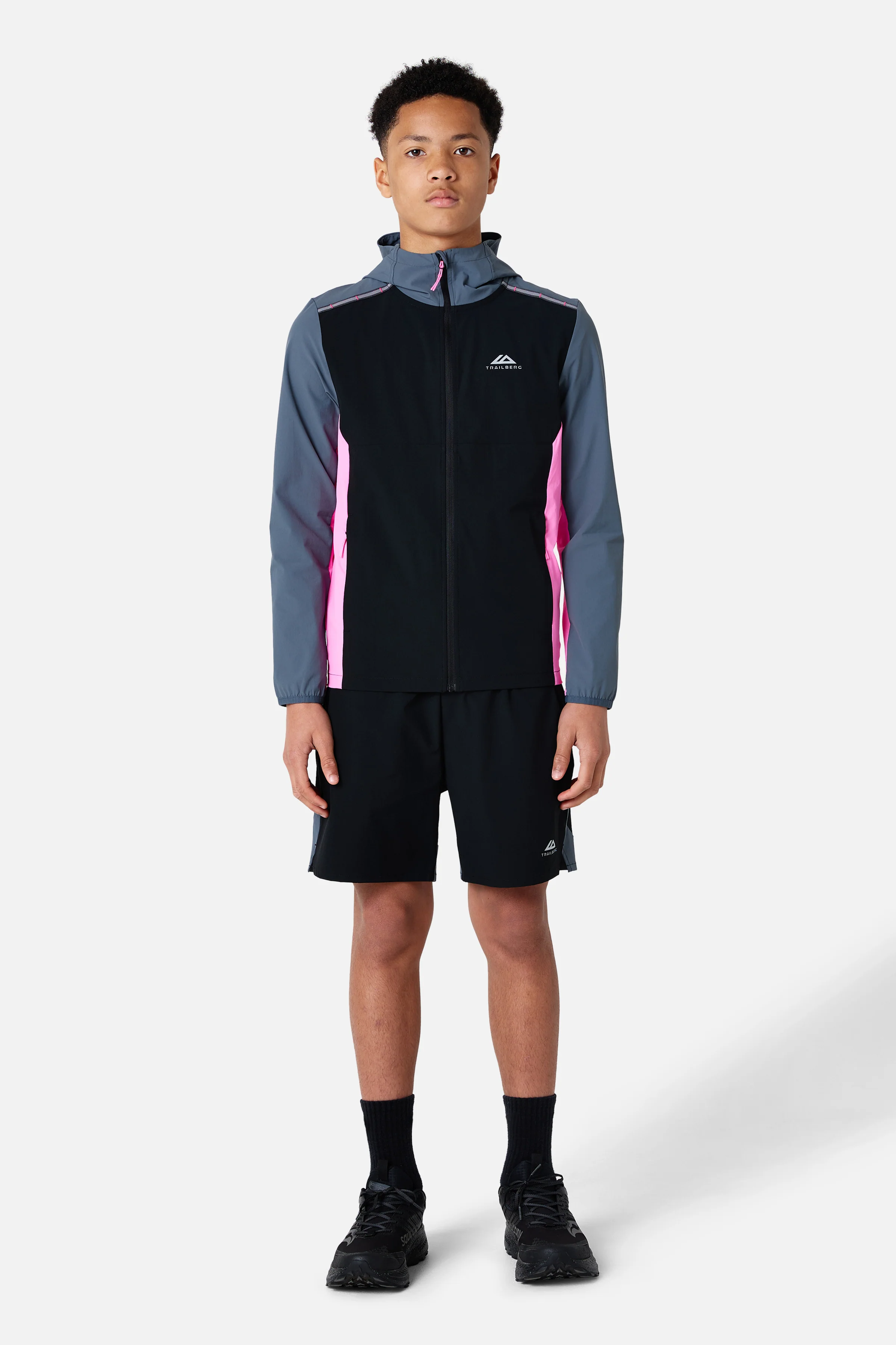 Boys Triathlon 4.0 Windset - Black/Storm Grey/Cosmic Pink - Image 8