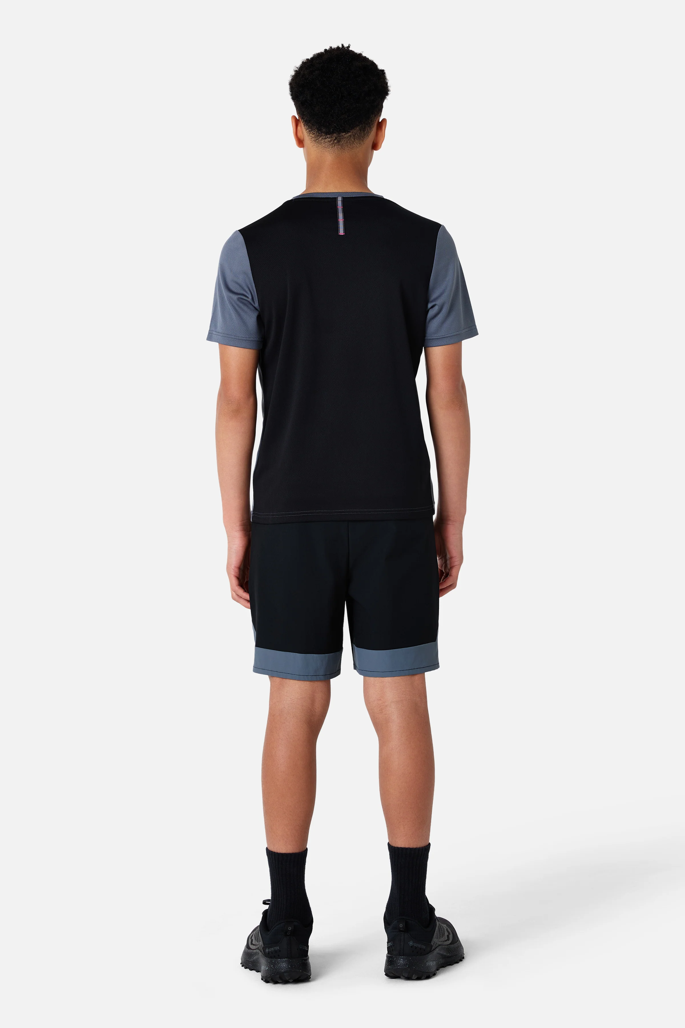 Boys Triathlon 4.0 Short - Black/Storm Grey/Cosmic Pink - Image 5