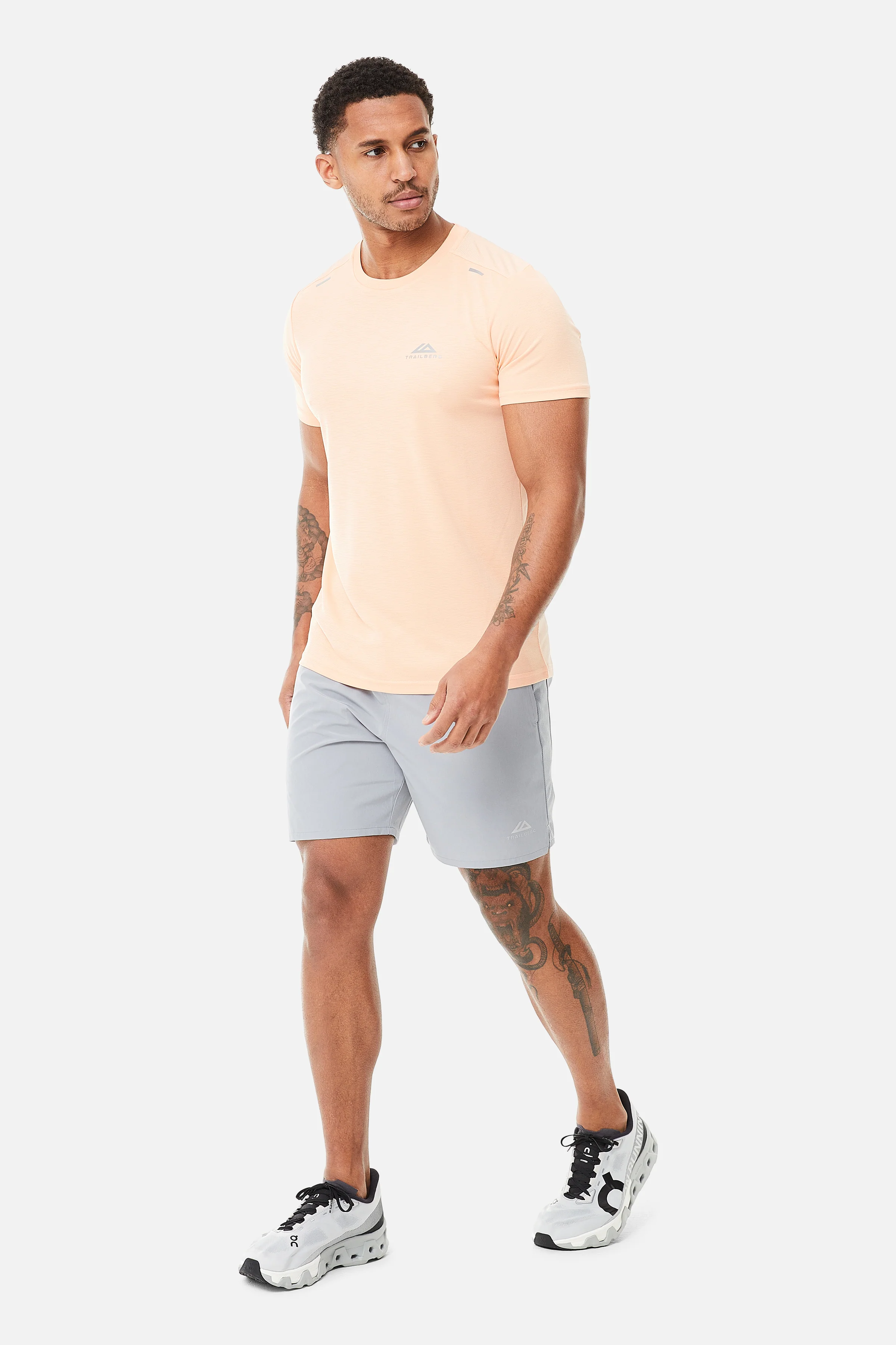 Crest Tee - Peach Nectar - Image 3