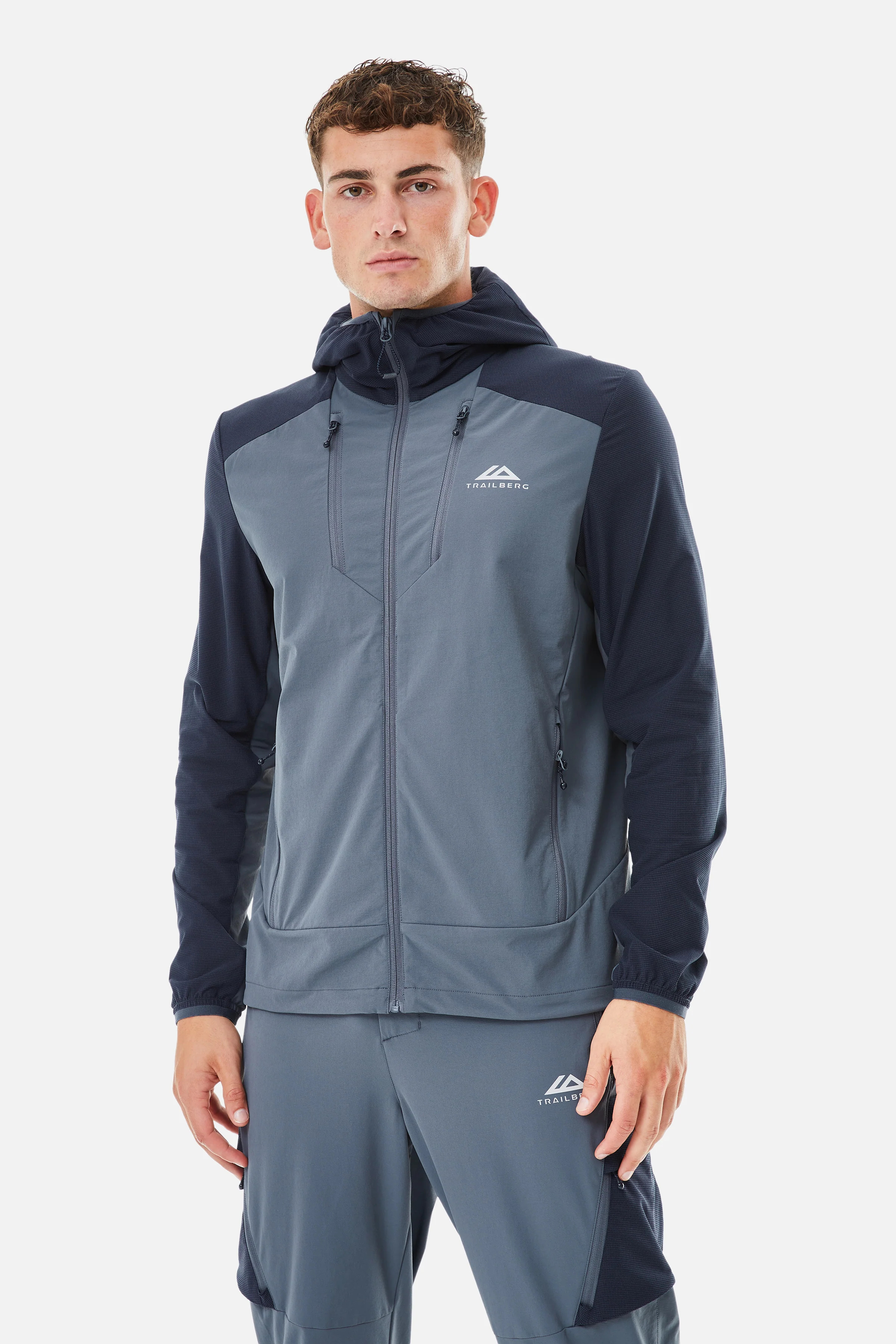 Faltenjura 2.0 Hood - Storm Grey/Deep Ocean