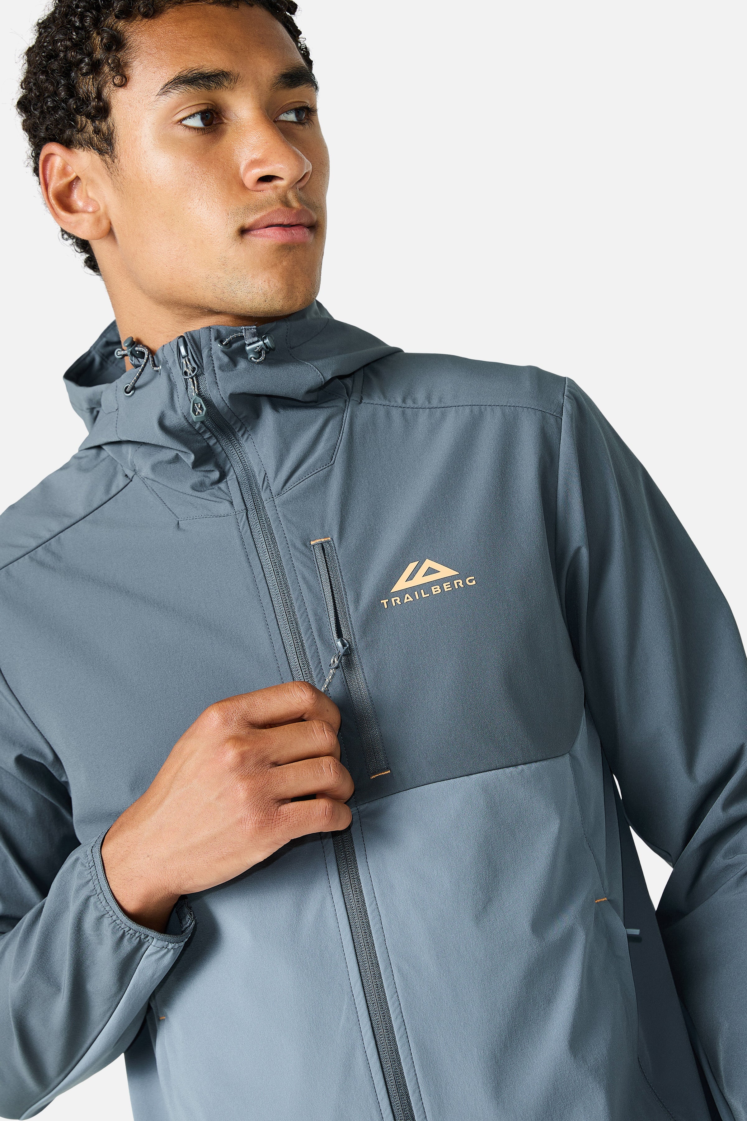 Oberland Cargo Hood - Ash Grey/Graphite Grey/Melon Sorbet - Image 2