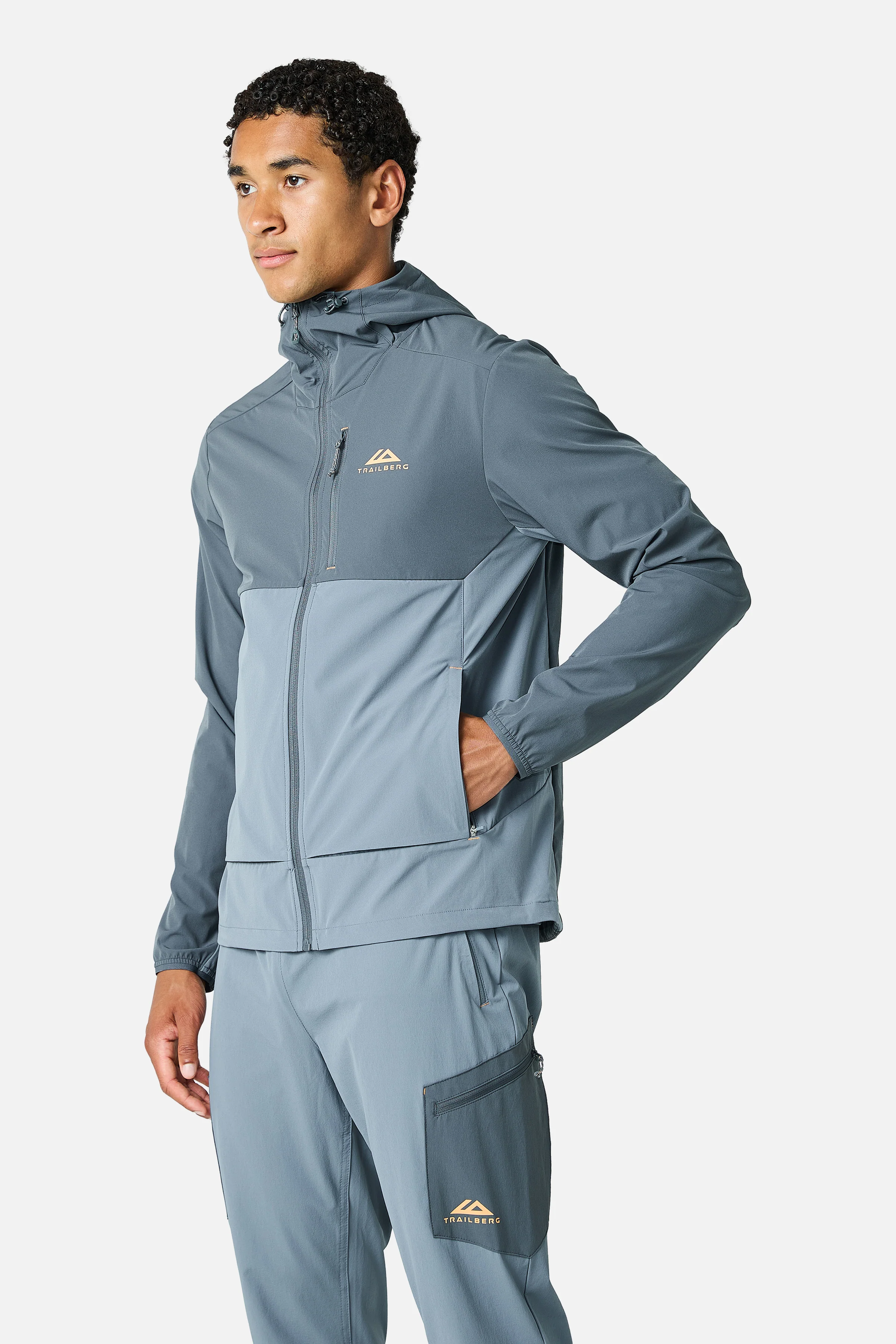 Oberland Cargo Hood - Ash Grey/Graphite Grey/Melon Sorbet - Image 5
