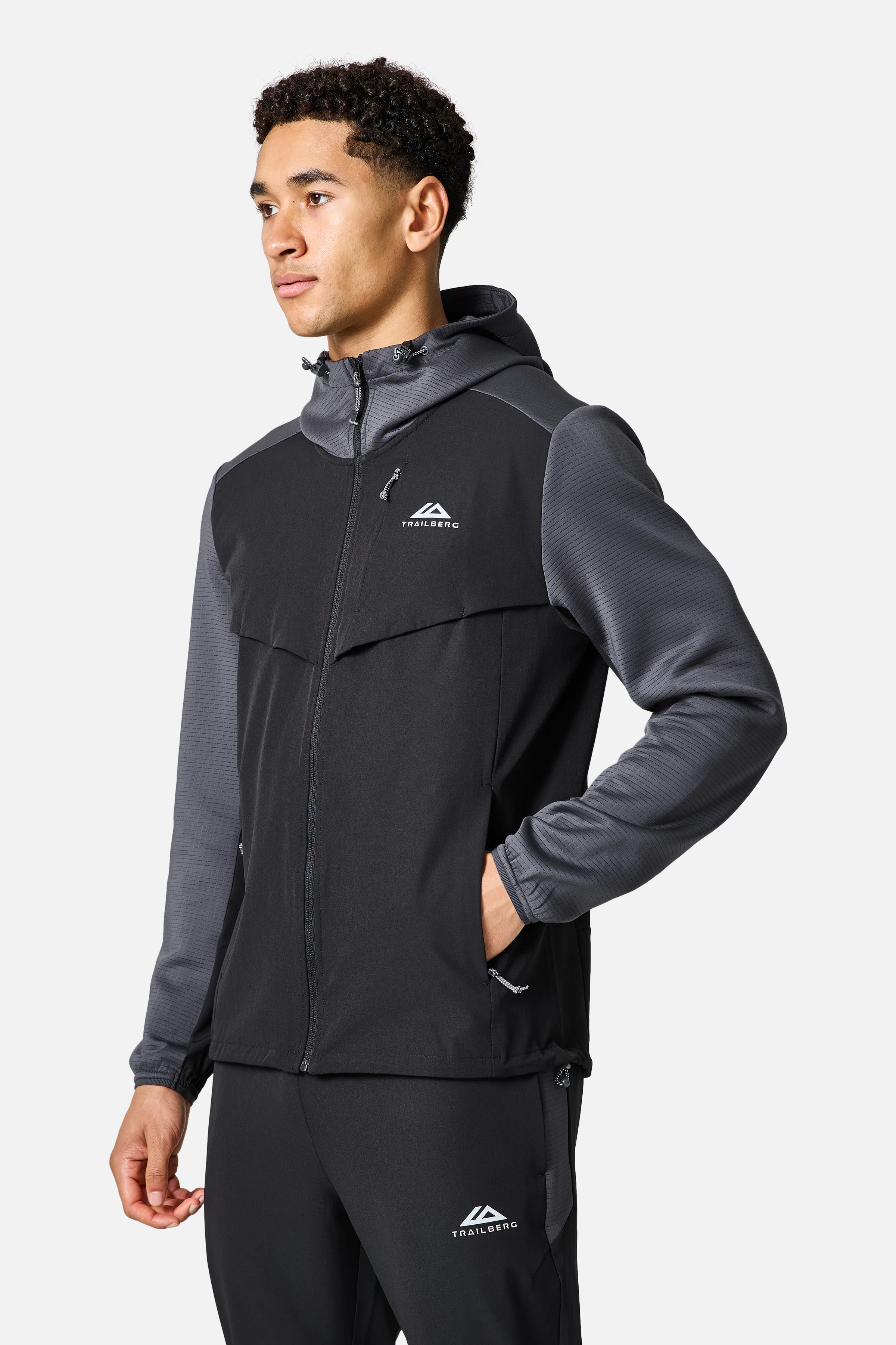 Rapid Dash 2.0 Tracksuit - Black/Volcano Grey - Image 8