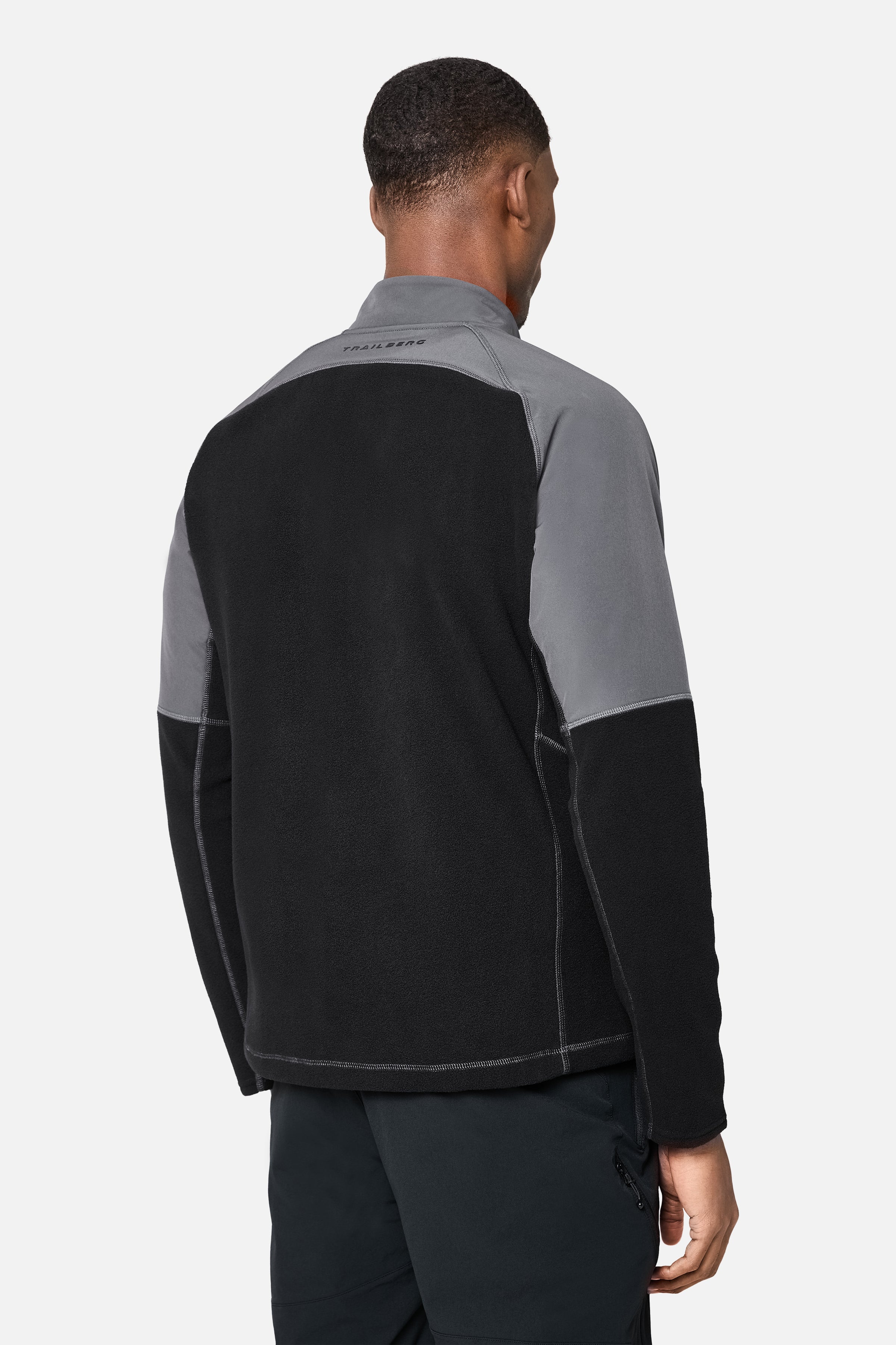 Sierra 1/4 Zip - Black/Asphalt - Image 4