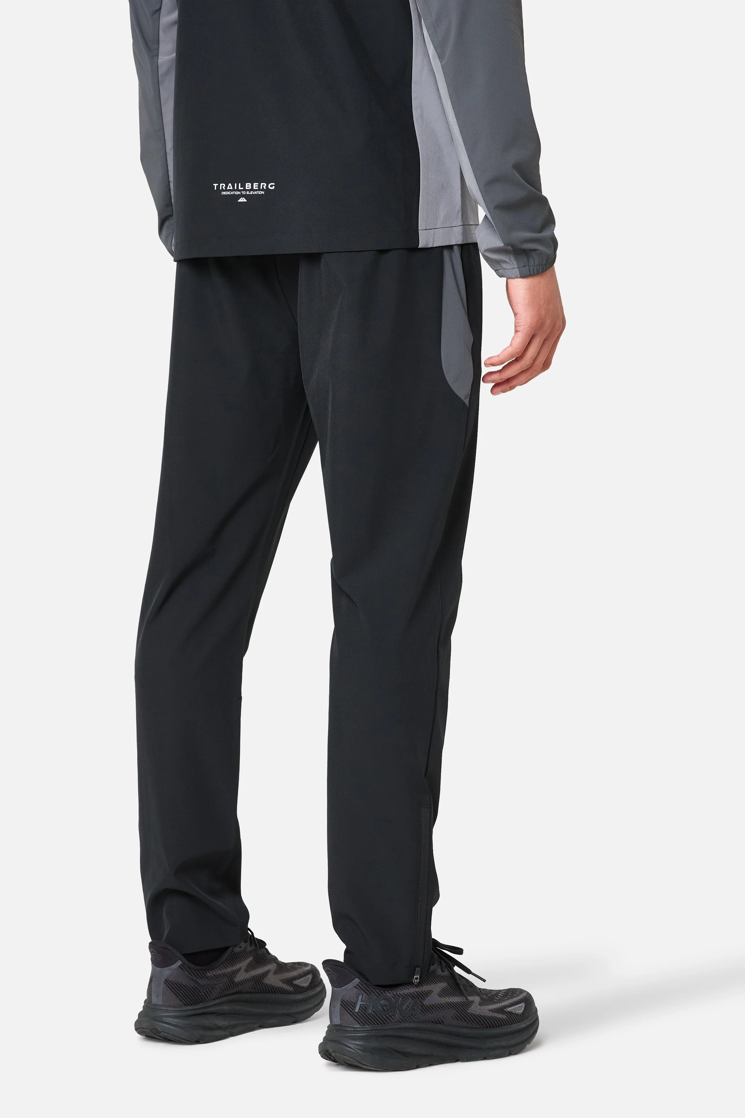 SS26 Cloud Woven Pant - Black/Volcano Grey - Image 3