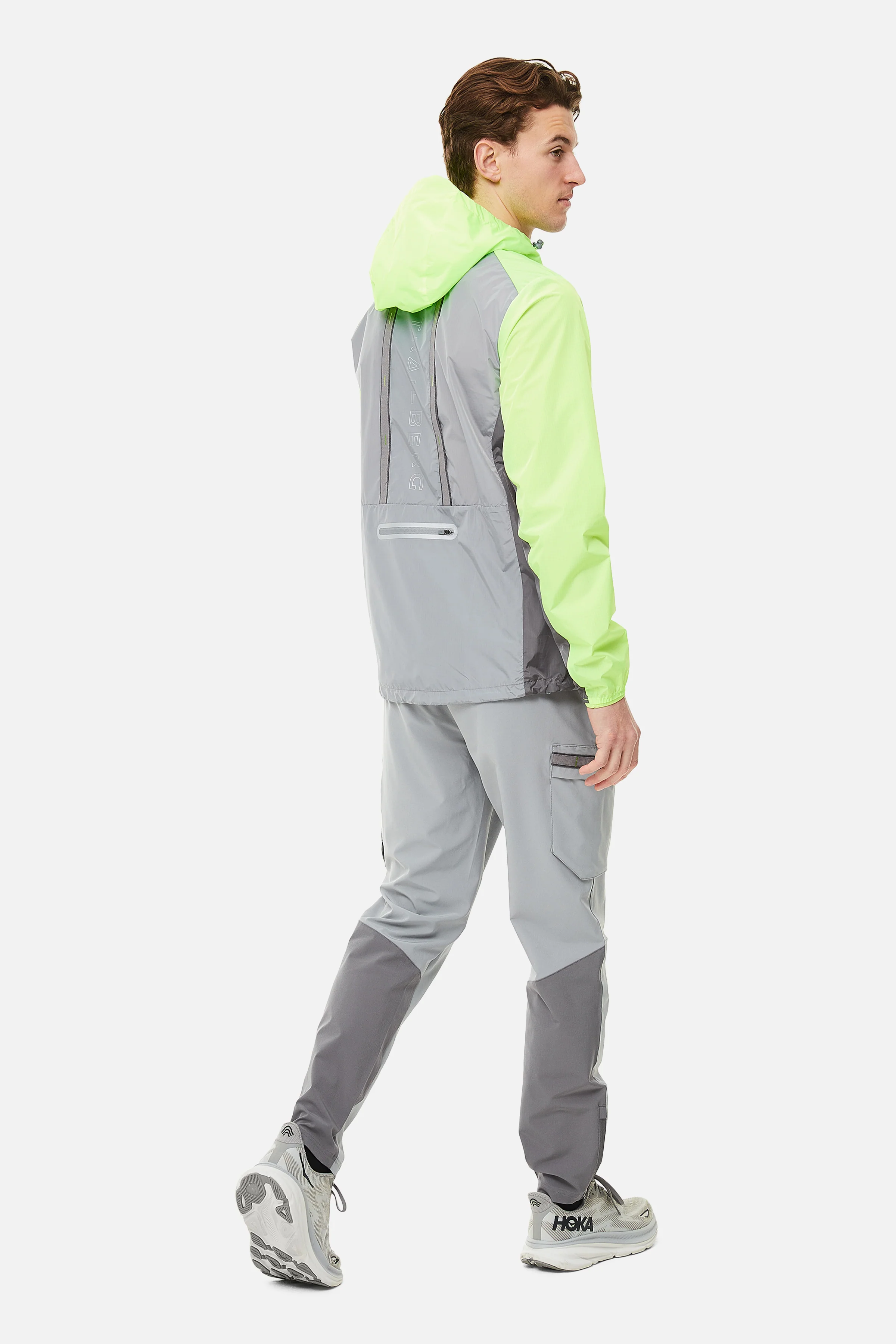 SS25 Triathlon Pant - Smoke Grey/Moon Grey/Neon Lime - Image 5