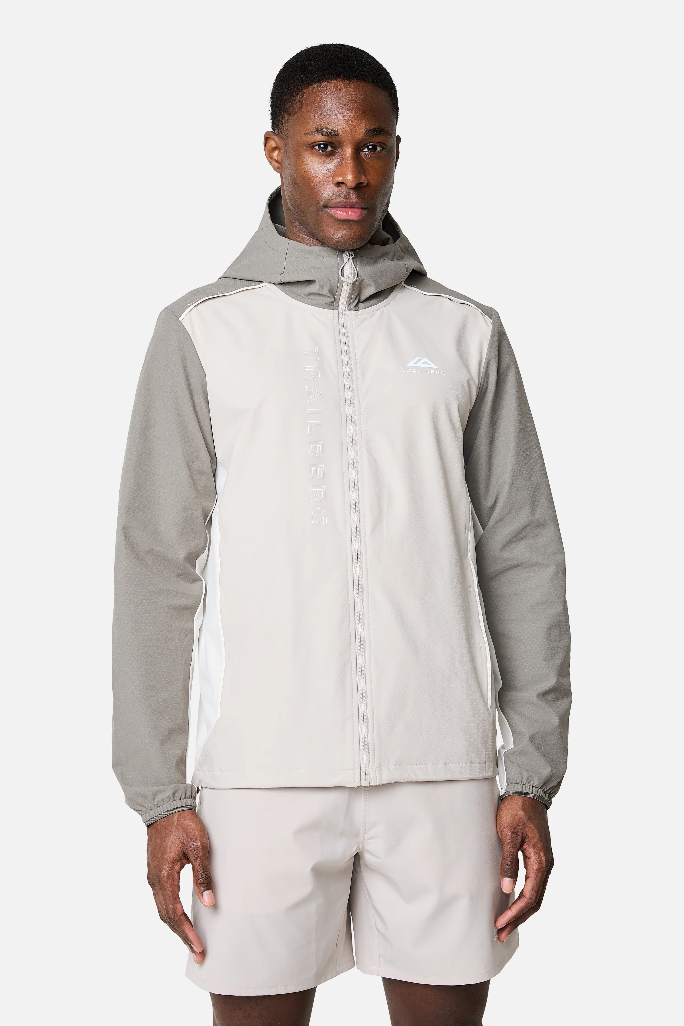 SS26 Triathlon Windbreaker - Pebble Stone/Mocha/Frosted Ridge