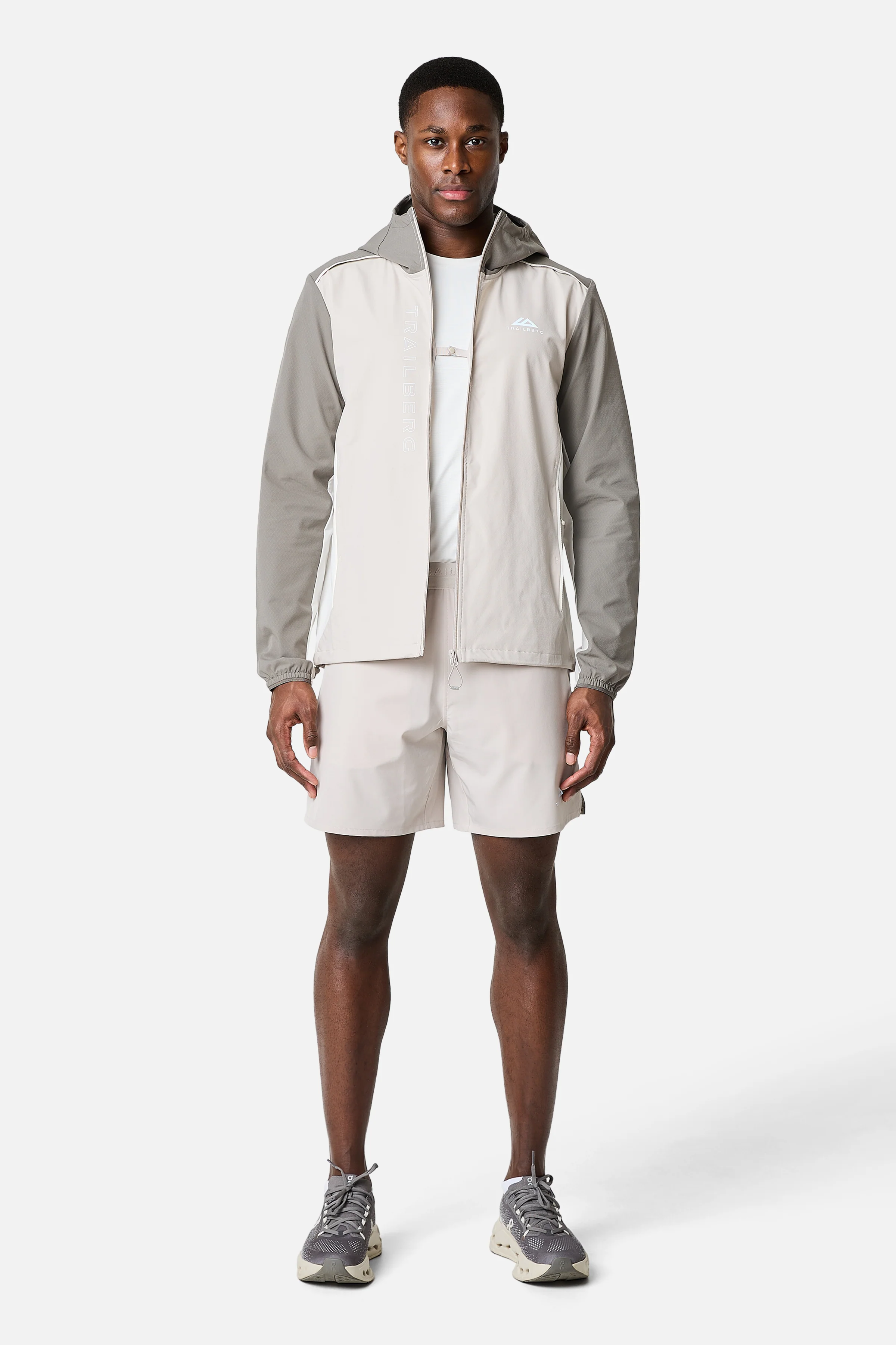 SS26 Triathlon Windbreaker - Pebble Stone/Mocha/Frosted Ridge - Image 8