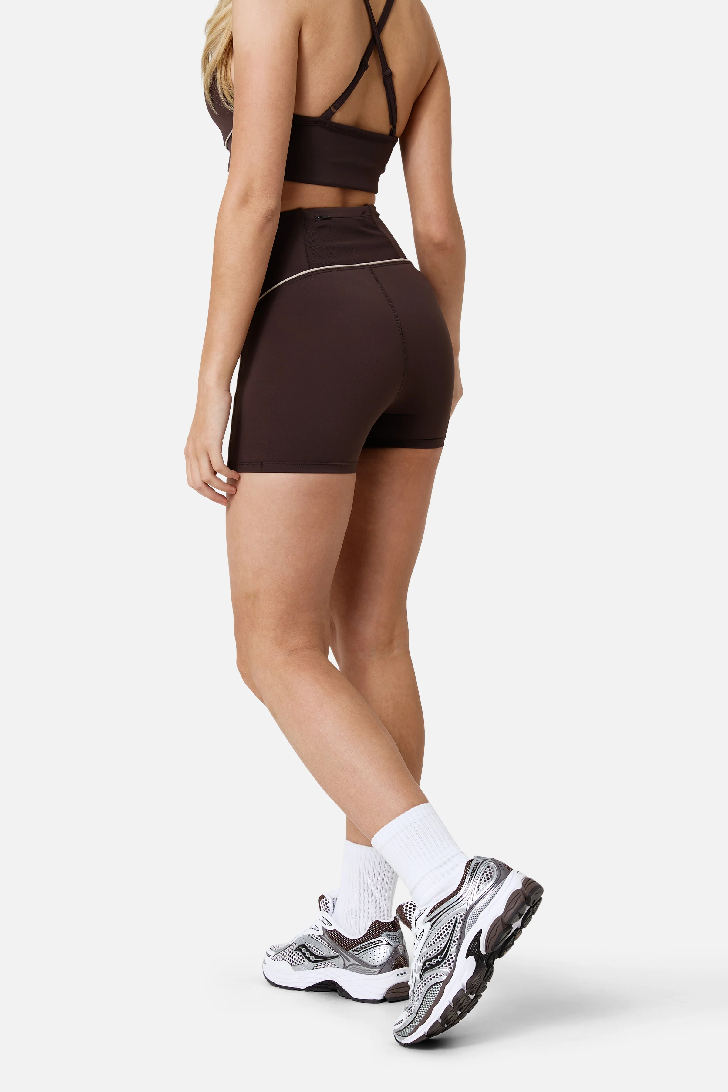 Womens Drift Bra and Short Set - Bitter Chocolate - Image 10