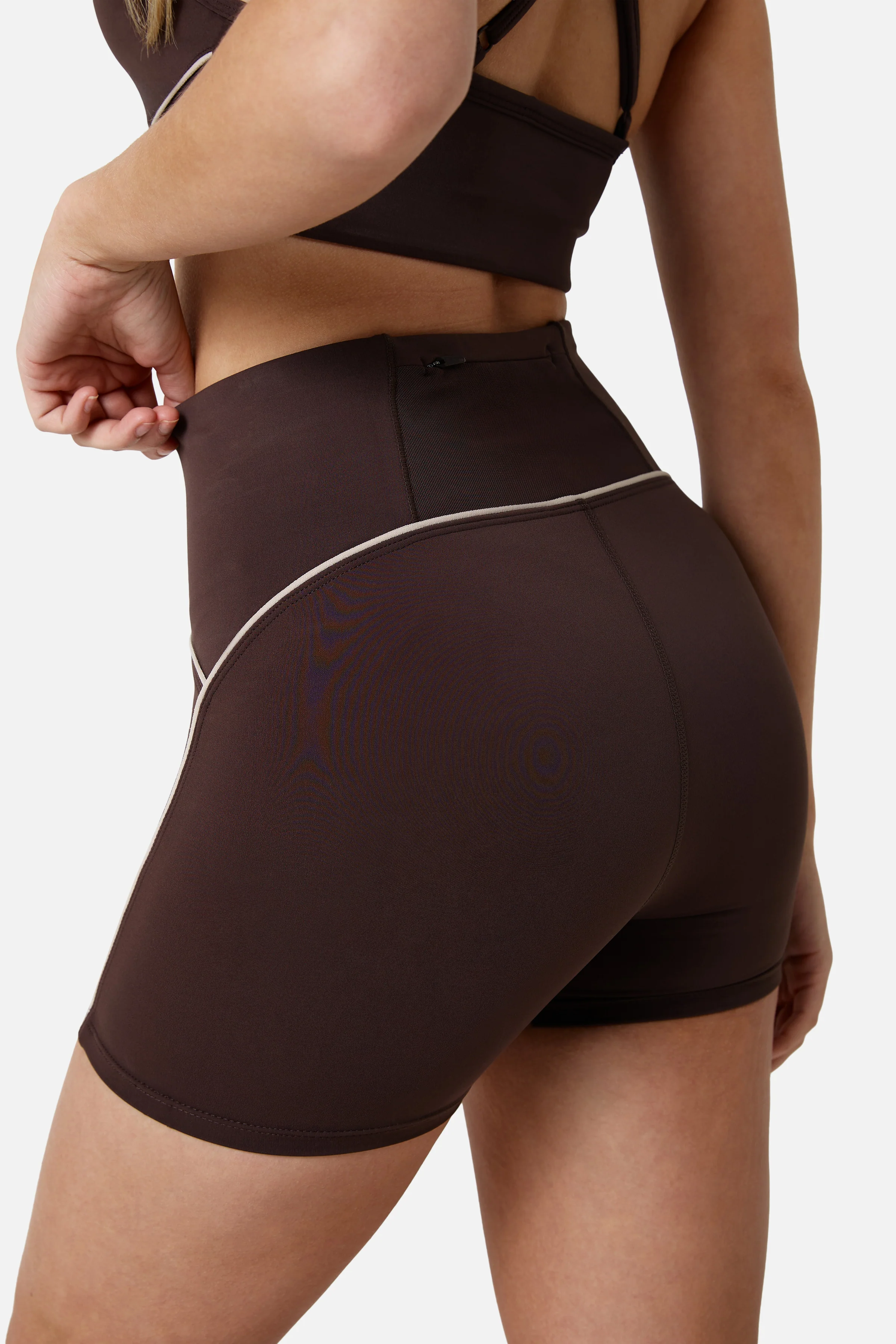 Womens Drift Bra and Short Set - Bitter Chocolate - Image 9